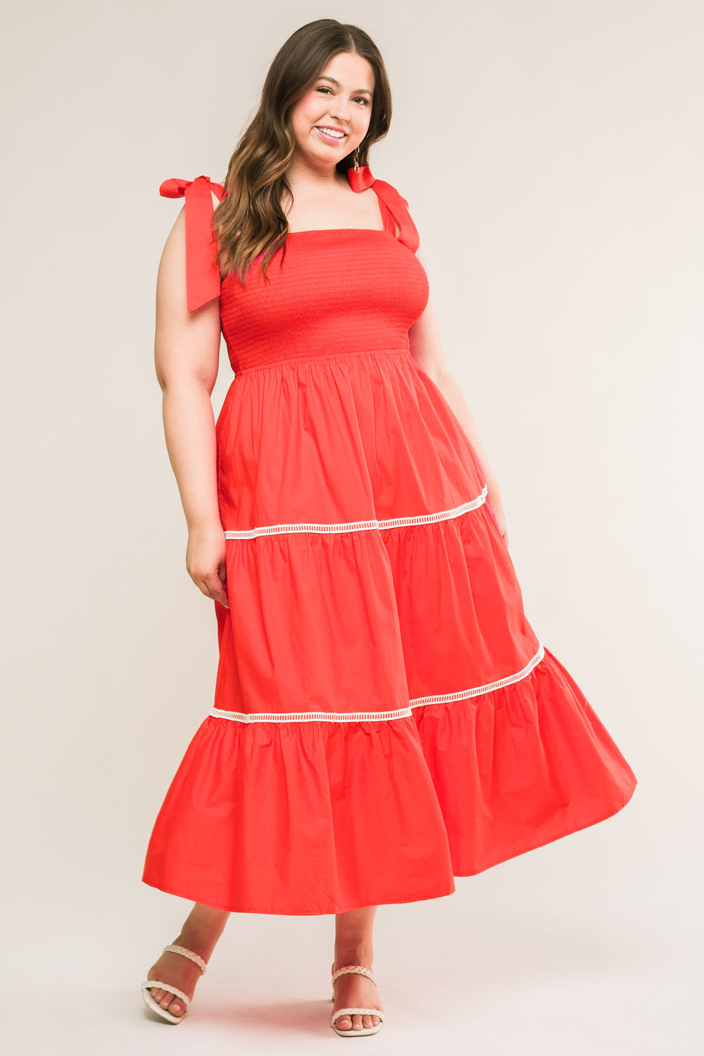 BETTER THAN EVER POPLIN MIDI DRESS Flying Tomato